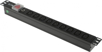 Блок распределения питания Lanmaster TWT-PDU19-10A9C3 гор.размещ. 9xC13 базовые 10A без вилки - купить недорого с доставкой в интернет-магазине