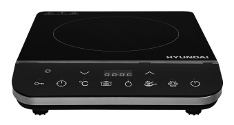 Плита Индукционная Hyundai HYC-0104 черный стеклокерамика (настольная) - купить недорого с доставкой в интернет-магазине