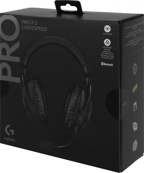 Наушники с микрофоном Logitech G Pro X 2 Lightspeed черный накладные BT оголовье (981-001263) - купить недорого с доставкой в интернет-магазине