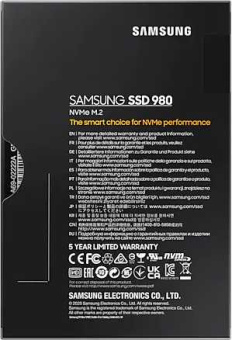 Накопитель SSD Samsung PCIe 3.0 x4 250GB MZ-V8V250BW 980 M.2 2280 - купить недорого с доставкой в интернет-магазине