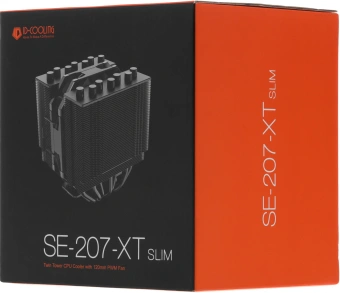 Устройство охлаждения(кулер) ID-Cooling SE-207-XT Slim Soc-AM5/AM4/1200/1700/1851 черный 4-pin 15-35dB Al+Cu 220W 760gr Ret - купить недорого с доставкой в интернет-магазине