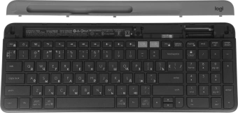 Клавиатура Logitech K580 черный/серебристый USB беспроводная BT/Radio slim Multimedia (920-009208) - купить недорого с доставкой в интернет-магазине