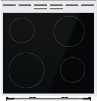 Плита Электрическая Gorenje GEC6C40WD белый стеклокерамика (без крышки) - купить недорого с доставкой в интернет-магазине