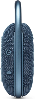 Колонка порт. JBL Clip 4 синий 5W 1.0 BT 15м 500mAh (JBLCLIP4BLU) - купить недорого с доставкой в интернет-магазине