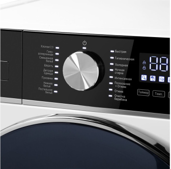 Стиральная машина Maunfeld MFWM148WH03 класс: A+++ загр.фронтальная макс.:8кг белый инвертор - купить недорого с доставкой в интернет-магазине