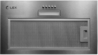 Вытяжка встраиваемая Lex GS Bloc LIGHT 600 INOX нержавеющая сталь управление: кнопочное (1 мотор) - купить недорого с доставкой в интернет-магазине