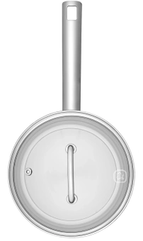 Ковш Rondell Solo RDS-1601 1.3л. d=16см (с крышкой) стальной - купить недорого с доставкой в интернет-магазине