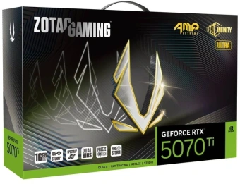 Видеокарта Zotac PCI-E 5.0 RTX 5070TI AMP EXTREME INFINITY ULTRA NVIDIA GeForce RTX 5070TI 16Gb 256bit GDDR7 2572/28000 HDMIx1 DPx3 HDCP Ret - цена, купить или заказать с доставкой в интернет-магазине Видеокарта Zotac PCI-E 5.0 RTX 5070TI AMP EXTREME INFINITY ULTRA NVIDIA GeForce RTX 5070TI 16Gb 256bit GDDR7 2572/28000 HDMIx1 DPx3 HDCP Ret - купить недорого с доставкой в интернет-магазине