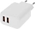 Сетевое зар./устр. BoraSCO 15W 3A 2xUSB универсальное белый (52580)