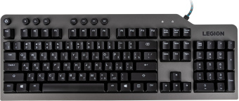 Клавиатура Lenovo Legion K500 RGB механическая черный USB Multimedia for gamer LED (подставка для запястий) - купить недорого с доставкой в интернет-магазине