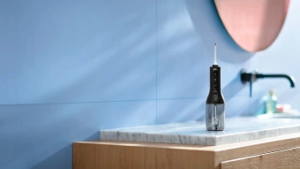 Ирригатор Philips Sonicare 3000 HX3826/33 портатив. импульсн. черный - купить недорого с доставкой в интернет-магазине