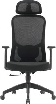 Кресло Cactus CS-MC515-BK черный сиденье черный сетка/ткань с подголов. крестов. пластик пластик черный - купить недорого с доставкой в интернет-магазине