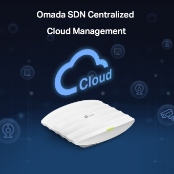 Точка доступа TP-Link EAP265 HD AC1750 10/100/1000BASE-TX белый - купить недорого с доставкой в интернет-магазине