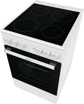 Плита Электрическая Gorenje GEC5A12WG-B белый стеклокерамика (без крышки) - купить недорого с доставкой в интернет-магазине