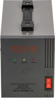 Стабилизатор напряжения Ресанта АСН-500Д/1-Ц 0.5кВА однофазный серый (63/6/37) - купить недорого с доставкой в интернет-магазине