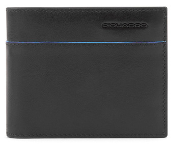 Кошелек мужской Piquadro Blue Square Revamp PU4188B2VR/N черный натур.кожа - купить недорого с доставкой в интернет-магазине