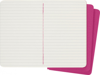 Блокнот Moleskine CAHIER JOURNAL CH011D17 Pocket 90x140мм обложка картон 64стр. линейка розовый неон (3шт) - купить недорого с доставкой в интернет-магазине