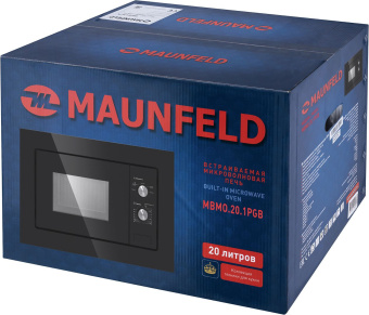 Микроволновая печь Maunfeld MBMO.20.1PGB 20л. 800Вт черный (встраиваемая) - купить недорого с доставкой в интернет-магазине