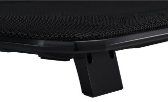 Подставка для ноутбука Buro BU-LCP156-B214 15.6"358x270x21мм 1xUSB 2x 140ммFAN 597г металлическая сетка/пластик черный - купить недорого с доставкой в интернет-магазине