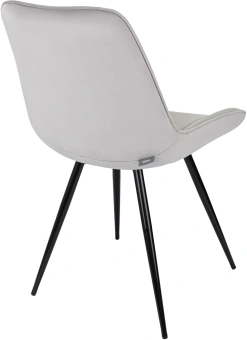 Стул для дома Бюрократ CH-K2_4 комплект 4шт св.серый Holland 09 металл черный на ножках (CH-K2_1/HL09_4) - купить недорого с доставкой в интернет-магазине