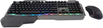 Клавиатура + мышь Оклик 700GMK клав:черный мышь:черный USB Multimedia LED (1533156) - купить недорого с доставкой в интернет-магазине