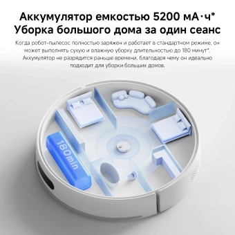 Пылесос-робот Xiaomi S40 140Вт белый - купить недорого с доставкой в интернет-магазине