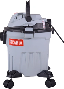 Строительный пылесос Ресанта ПС-1400-15 1400Вт (уборка: сухая/влажная) серый - купить недорого с доставкой в интернет-магазине