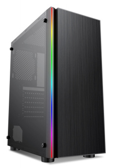 Корпус Formula CL-3302B RGB черный без БП ATX 7x120mm 2xUSB2.0 1xUSB3.0 audio bott PSU - купить недорого с доставкой в интернет-магазине