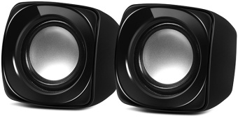 Колонки Sven 120 2.0 черный 5Вт - купить недорого с доставкой в интернет-магазине