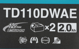 Шуруповерт Makita TD110DWAE аккум. патрон:держатель бит 1/4" (кейс в комплекте) - купить недорого с доставкой в интернет-магазине