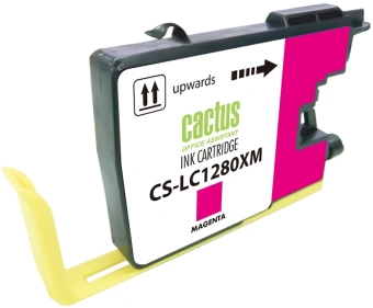 Картридж струйный Cactus CS-LC1280XM пурпурный (16.6мл) для Brother MFC-J6510/6910DW с чипом - купить недорого с доставкой в интернет-магазине