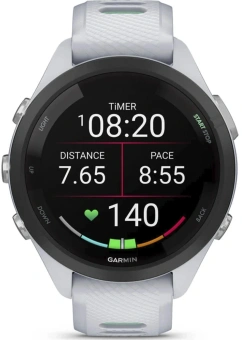 Смарт-часы Garmin Forerunner 265S 27.5мм 1.1" AMOLED корп.белый рем.белый (010-02810-14) - купить недорого с доставкой в интернет-магазине