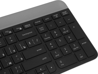 Клавиатура + мышь Logitech MK470 клав:графитовый/светло-серый мышь:графитовый USB беспроводная slim (920-009180) - купить недорого с доставкой в интернет-магазине