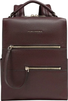 Рюкзак женский Piquadro Patricia CA6771W140/BO бургунди кожа - купить недорого с доставкой в интернет-магазине