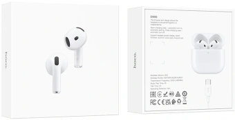 Гарнитура внутриканальные Hoco EW95 TWS белый беспроводные bluetooth в ушной раковине (73693) - купить недорого с доставкой в интернет-магазине