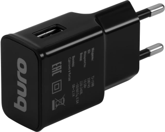 Сетевое зар./устр. Buro TJ-159b 10.5W 2.1A USB-A универсальное черный - купить недорого с доставкой в интернет-магазине