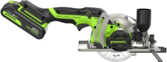 Циркулярная пила (дисковая) Greenworks G24MCS (ручная) D диска.:120мм (1501207CUA) - купить недорого с доставкой в интернет-магазине