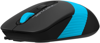 Мышь A4Tech Fstyler FM10S черный/синий оптическая 1600dpi silent USB 3but (FM10S USB BLUE) - купить недорого с доставкой в интернет-магазине