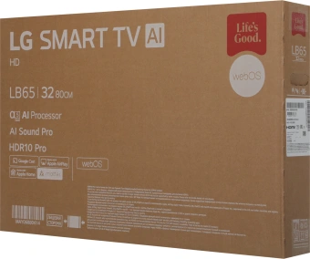 Телевизор LED LG 32" 32LB650B6LA.ARU черный HD 60Hz DVB-T DVB-T2 DVB-C DVB-S DVB-S2 USB WiFi Smart TV (RUS) - купить недорого с доставкой в интернет-магазине
