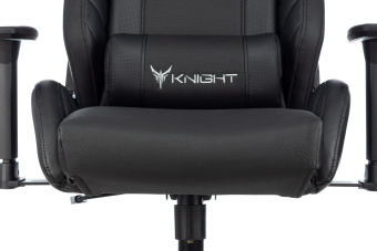 Кресло игровое Knight Thunder 5X черный экокожа крестов. металл - купить недорого с доставкой в интернет-магазине