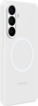 Чехол (клип-кейс) Samsung для Samsung Galaxy S26+ Silicone Magnet Case with MagSafe белый (EF-ES947CWEGRU) - купить недорого с доставкой в интернет-магазине