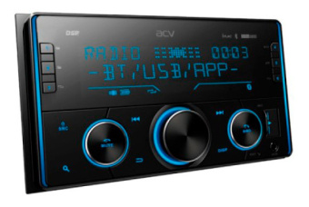 Автомагнитола ACV ADX-211BM 2DIN 4x50Вт v5.0 DSP 3 ПДУ (40189) - купить недорого с доставкой в интернет-магазине