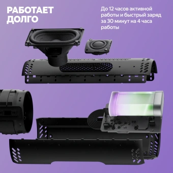 Умная колонка Yandex Стрит Алиса зеленый 30W 2.0 BT/Wi-Fi 10м 3300mAh (YNDX-00030GRN) - купить недорого с доставкой в интернет-магазине