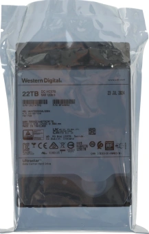 Жесткий диск WD SAS 3.0 22TB 0F48052 WUH722222AL5204 Server Ultrastar DC HC570 512E (7200rpm) 512Mb 3.5" - купить недорого с доставкой в интернет-магазине
