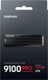 Накопитель SSD Samsung PCIe 5.0 x4 4TB MZ-VAP4T0CW 9100 Pro M.2 2280 - купить недорого с доставкой в интернет-магазине