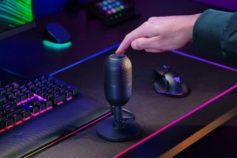 Микрофон проводной Razer Seiren V3 Mini черный - купить недорого с доставкой в интернет-магазине