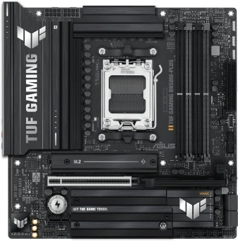 Материнская плата Asus TUF GAMING B850M-PLUS SocketAM5 AMD B850 4xDDR5 mATX AC`97 8ch(7.1) 2.5Gg RAID+HDMI+DP - купить недорого с доставкой в интернет-магазине