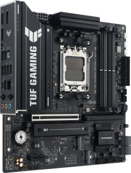 Материнская плата Asus TUF GAMING B850M-E WIFI SocketAM5 AMD B850 4xDDR5 mATX AC`97 8ch(7.1) 2.5Gg RAID+HDMI+DP - купить недорого с доставкой в интернет-магазине