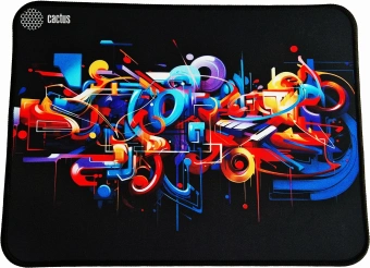 Коврик для мыши Cactus Graffiti 400x300x3мм (CS-MP-PRO10XL) - купить недорого с доставкой в интернет-магазине
