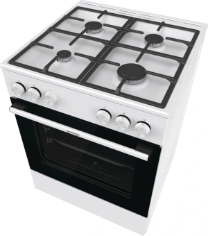 Плита Газовая Gorenje GG6A10WFFM белый (без крышки) реш.сталь - купить недорого с доставкой в интернет-магазине
